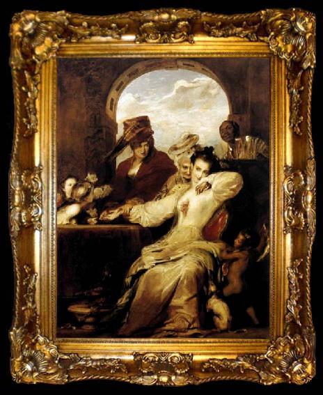 framed  Sir David Wilkie Josephine and the Fortune-Teller, ta009-2